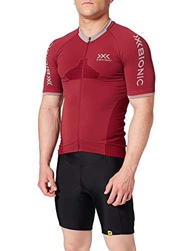 X-Bionic IN-BT00S19M T-Shirt, Namib Red/Dolomite Grey, S Mens