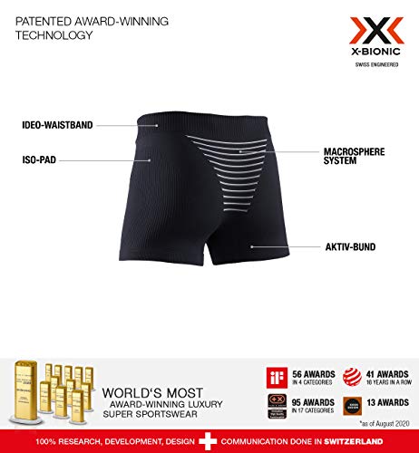 X-Bionic Invent Boxer, Hombre, Negro, XL