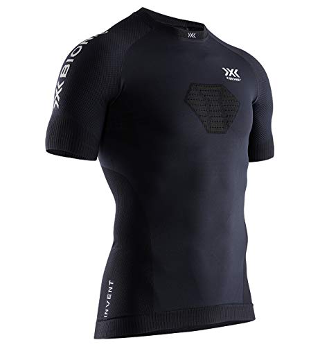 X-Bionic M/C Regulator Run Speed Camiseta, Hombre, Negro, S