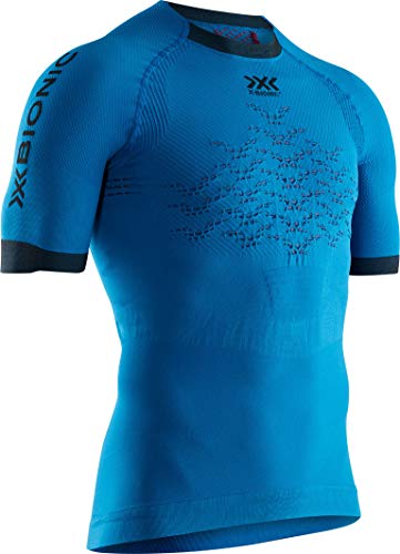 X-Bionic M/C The Trick G2 Run Camiseta Manga Corta, Hombre, Azul, XL