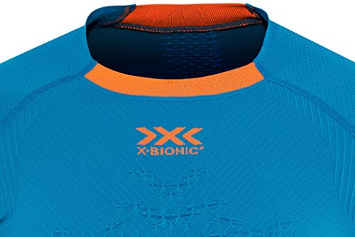 X-Bionic M/C The Trick G2 Run Camiseta Manga Corta, Hombre, Azul, XL