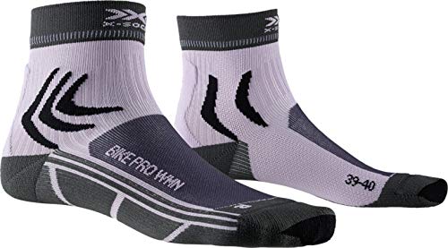 X-Socks Bike Pro Women Socks, Mujer, Charcoal/Magnolia Purple, 39-40