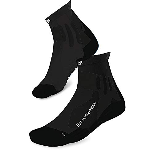 X-Socks Run Performance Socks, Unisex Adulto, Opal Black, 39-41