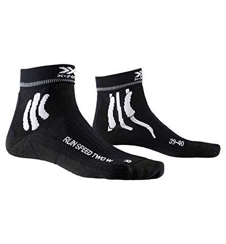 X-Socks Run Speed Two Women Socks, Mujer, Opal Black, 39-40