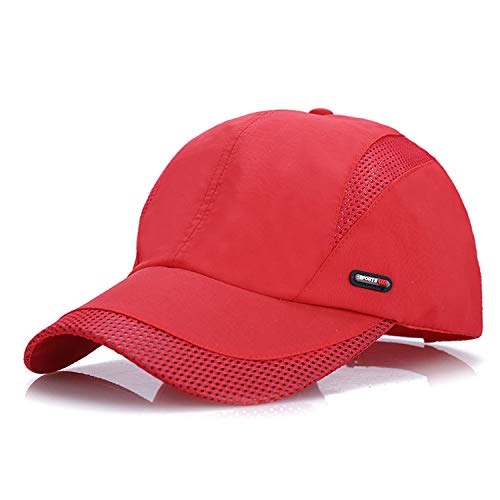 XIANGUO Sombrero de Gorra， Gorras Béisbol Hombre Mujer Verano Secado Rápido Sol Gorra Deporte Al Aire Libre Golf Tennis Running Gorra