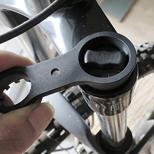 XIANNVV Piezas De Horquilla Delantera Desmontar Llave De Bicicleta Accesorios De Herramientas Llave De ReparacióN Profesional De Doble Cabeza para Sr Suntour Xct Xcm XCR