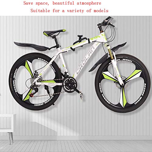 XIAO PEI Soporte de pared para bicicleta - Soporte seguro y protegido, marco de remolque de pared para bicicleta de montaña, soporte de exhibición de bicicleta telescópico plegable