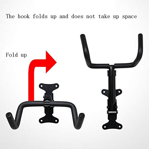 XIAO PEI Soporte de pared para bicicleta - Soporte seguro y protegido, marco de remolque de pared para bicicleta de montaña, soporte de exhibición de bicicleta telescópico plegable