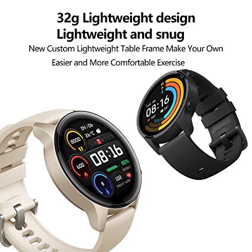 Xiaomi Mi Watch - Reloj Inteligente, Smartwatch Mujeres Hombres con Pantalla 1.39" AMOLED, GPS, Monitor de Frecuencia Cardiaca, 117 Modos de Entrenamiento, 5 ATM (Azul)