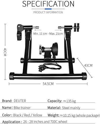 XIAOWANG Entrenador de Rodillos, Entrenador de Roll Bicycle Rollers Entrenador Incl. Rueda Delantera Soporte y Circuito con 6 Engranajes Ejercicio Bicicleta Bicicleta para Ciclismo Interior,C