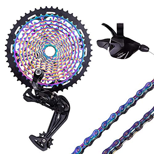 XIARUI Transmission 1x12 Bicicletas Groupset 12 Velocidad de Cambio Trasero 9-50T Cassette ULT Grupo Conjunto de Bicicletas de montaña MTB Shifter 12speed 12s Casete Bicycle Accessories