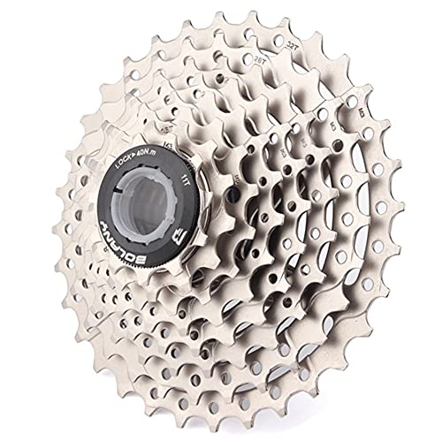 XIEJING Piñón Casette，Bicicleta Cassette Piñón 8 Velocidad MTB Freewheel 11T 13T 15T 18T 21T 24T CASSETTOR DE Bicicleta PESCADA Piezas DE CIRCULA DE Plata para MONTAÑA para Bici (Color : White)