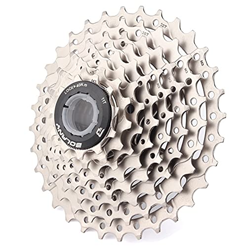 XIEJING Piñón Casette，Bicicleta Cassette Piñón 8 Velocidad MTB Freewheel 11T 13T 15T 18T 21T 24T CASSETTOR DE Bicicleta PESCADA Piezas DE CIRCULA DE Plata para MONTAÑA para Bici (Color : White)