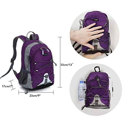 Xindiqiu Mochila 10 litros Impermeable Paquete de Camping para Deportes al Aire Libre Mochila de Escalada Montañismo Mochila de Trekking para Niños Hombres Mujeres (33 x 23 x 17CM)