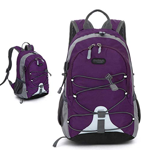 Xindiqiu Mochila 10 litros Impermeable Paquete de Camping para Deportes al Aire Libre Mochila de Escalada Montañismo Mochila de Trekking para Niños Hombres Mujeres (33 x 23 x 17CM)