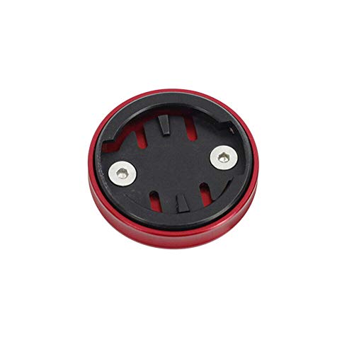 Xingsiyue Tapa Superior del Vástago de Bicicleta para Wahoo Elemnt/Mini/Bolt/Roam,Adaptador de Varilla de Bici (Rojo)