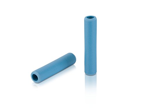 XLC, Azul Juego de puños GR-S31 Silicona 130 mm, Claro, Unisex Adulto, 13 x 5 x 5 cm