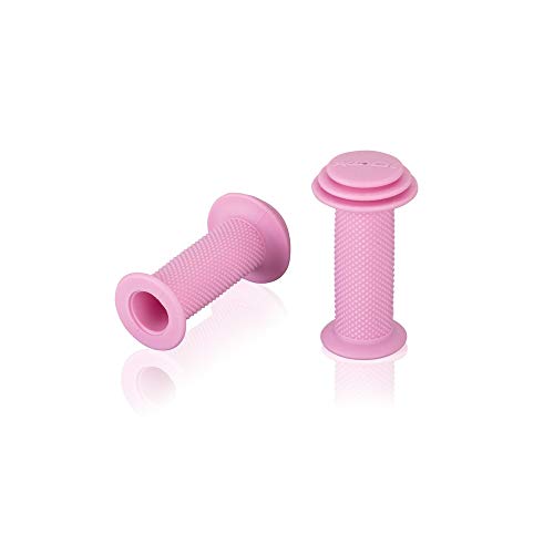 XLC Kindergriffe Puños para Bicicleta, Infantil, Rosa, 82 mm