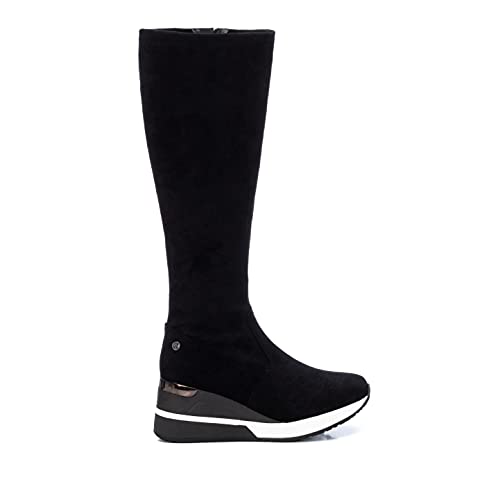 XTI 43367, Botas a la Altura de Rodilla Mujer, Negro, 39 EU