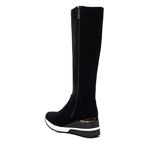 XTI 43367, Botas a la Altura de Rodilla Mujer, Negro, 39 EU