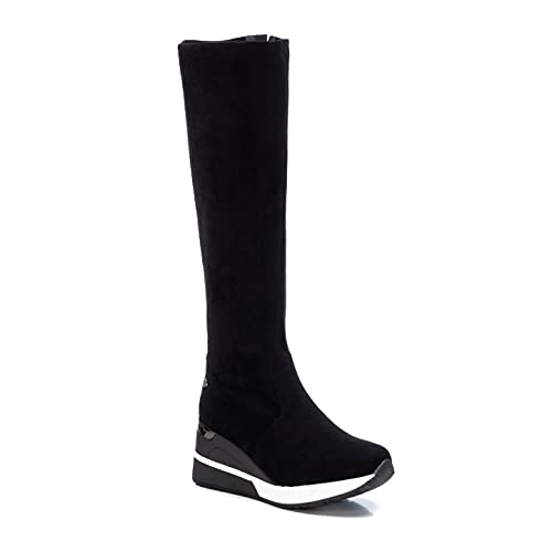 XTI 43367, Botas a la Altura de Rodilla Mujer, Negro, 39 EU