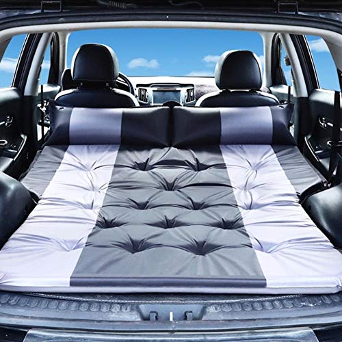 XTR Coche Cama Inflable SUV Colchón de Coche Fila Trasera Coche Viaje Almohadilla para Dormir Accesorios para automóviles Off-Road Cama de Aire Colchoneta de Camping Colchón de Aire, Negro