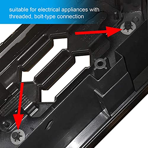 XTVTX 260 piezas Arandelas de bloqueo de estrella de dientes internos Arandelas de bloqueo de clips de velocidad a presión 65Mn Acabado de óxido negro Kit surtido para M3 M4 M5 M6 M8 M10 M12