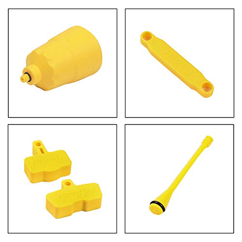 Xueliee Kit De Purga De Frenos Hidráulicos, Kit de Purgado para Frenos, Frenos De Disco Mineral, Profesional Juego Purgado Frenos para Shimano Magura Tektro y Sram Series MTB