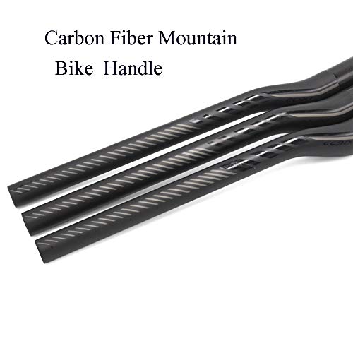 XUJINGJIE Manillar de Bicicleta de Montaña 31.8mm Manillar MTB Carbono 600/620/640/660/680/700/720/740/760 mm De Longitud,760mm