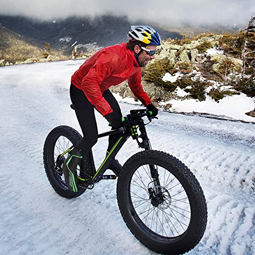 XUKOOM Cubrezapatos de Invierno para Bicicleta,Cálido Cubrezapatos Impermeables,para Bicicleta de Carreras,MTB,para Bicicleta de Ciclismo al Aire Libre (XL)