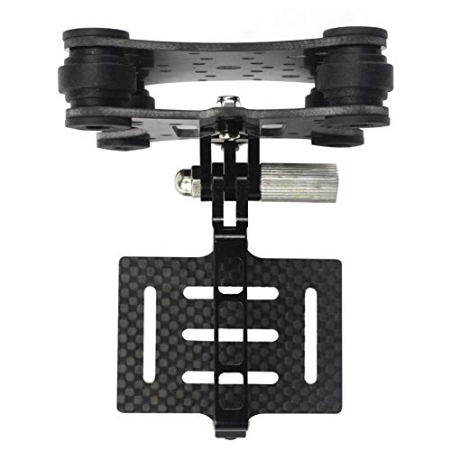 XUSUYUNCHUANG Fibra de Carbono cámara Montaje de cardán FPV Amortiguador de amortiguación PTZ for Phantom Quadcopter de Multicopter for GoPro Hero 2 3 + 4 Acción Accesorios Cámara