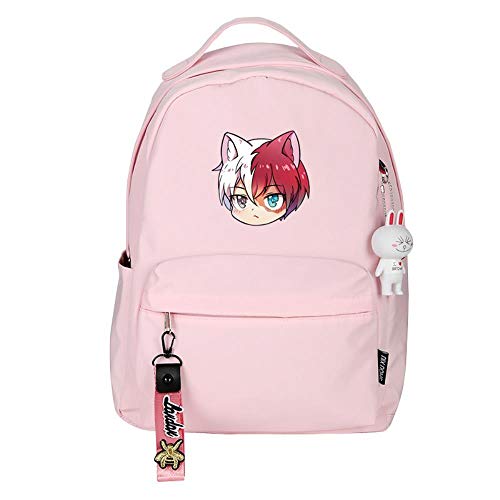 XYUANG My Hero Academia Todoroki Shoto Deku Mochila Boy Girl Kindergarten Bag Niños Backpack Escolares-F