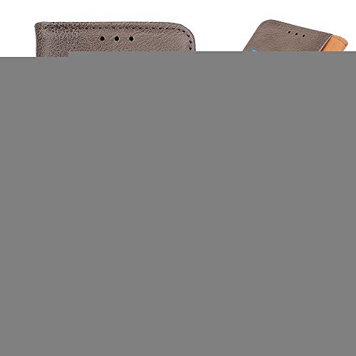 YANCAI Funda Protectora For Alcatel 1S / 1V / 3L 2020 Funda de Cuero Piel de Vaca Textura 2020 2020 Giro Horizontal con el sostenedor y Ranuras for Tarjetas y Monedero (Color : Khaki)