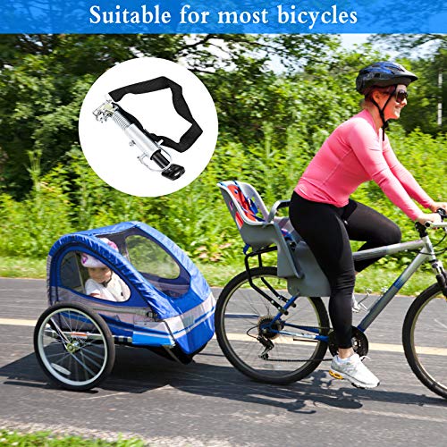 Yangfei 1Pcs Bicicletas Enganche para Remolque Bicicleta Gancho de Remolque de Bicicleta, Acoplador de Remolque de Bicicleta para Enganche Conector para Remolque de Bicicleta para Ciclismo