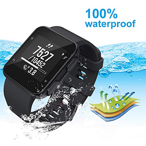 YASPARK Correa Forerunner 35, Pulsera de Reloj de Repuesto de Silicona Suave Accesorios Impermeables Correa para Forerunner 35