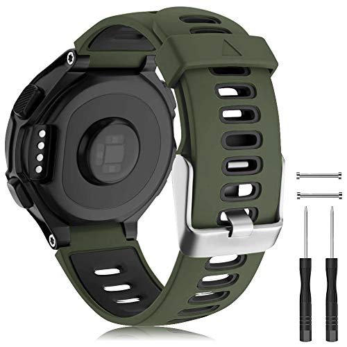 YASPARK Correa Forerunner 735XT, Pulsera de Deportivos de Silicona de Reloj Correa para Forerunner 235/Forerunner 235 Lite/Forerunner 230/220/Forerunner 620/Forerunner 630/Approach S20/S2/S6