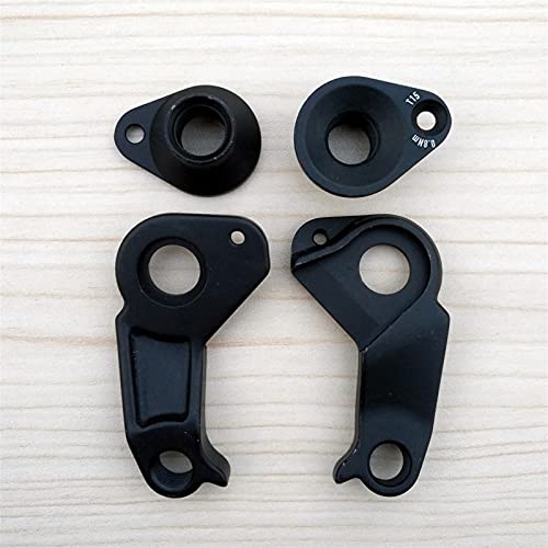 Yeddc Reemplazable 2pc Bicycle Gear Trasero Desperilleur Hanger Mech Dropout para Ghost ASKET Lector ROKET Ghost HYBRIDE LANAO AL Kato Fantasma GHM09-022 Gancho de Cola de Bicicleta (Color : Black)