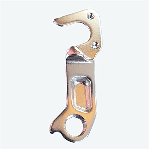 Yeddc Reemplazable Percha de desviador de Bicicleta 2pc para GT # K33027 GT zaskar Comp GT Backwoods 27.5 Pantera Shimano Gear Direct Mech Dropouts Gancho de Cola de Bicicleta (Color : Silver)