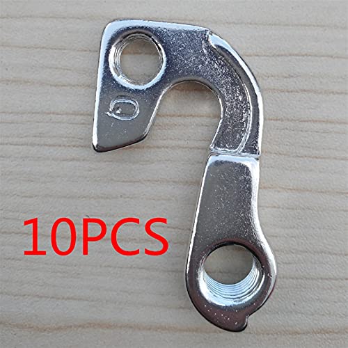 Yeddc Reemplazable Percha de desviador de Engranajes de Bicicleta 10pc para GT Zaska GT Avalanche Kestrel KHS Alite Kettler Mongose ​​Airborne Dahon Garneau Mech Gancho de Cola de Bicicleta