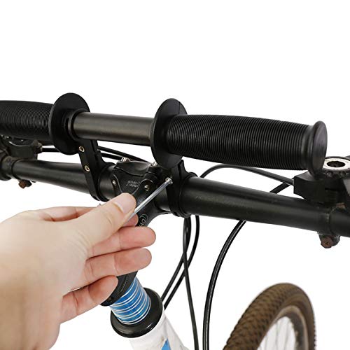 Yezytech Extensor de Manillar de Bicicleta,Accesorio para Manillar MTB para niños,Soporte de Manillar MTB para niños - Accesorios de Asiento de Bicicleta de montaña,Se Adapta a Todos los manillares