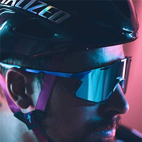 YFCTLM Los vidrios de Ciclo Deportes al Aire Libre Gafas de Sol de Bicicletas MenMTB Ciclo Eyewear de Velocidad (Color : Hypercraft 3)