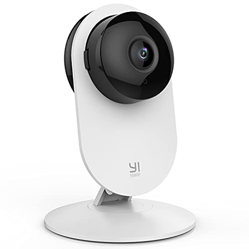 YI Cámara Vigilancia, Cámara IP Wifi 1080p Sistema de Seguridad de Full HD, Detección de Movimiento, Visión Nocturna, Audio de 2 Vias y Nube con App para iOs y Android (Blanco)