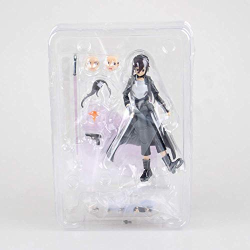 YIRU Sword Art Online Ghost Bullet : Gun Gale Online: Kirito Model Gift Toys Figura de PVC, 5.9 pulgadas