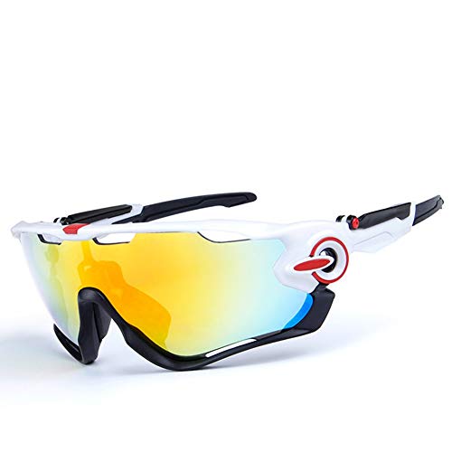 YiWu Gafas de Sol 9270 Gafas Antideslizantes antivaho polarizadas para Exteriores de Cinco Piezas Jawbreaker Goggles (Color : 2)