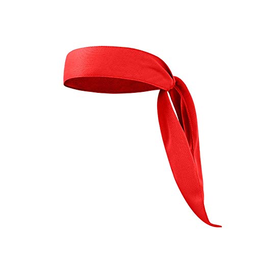 Yizhet Diadema Deportiva Hombre 2 Piezas Cinta para Pelo Roja y Negro Cinta Sudor Cabeza Antideslizante Bandas de Cabeza Unisex Pañuelo Pelo Deporte Headband para Ciclismo, Yoga