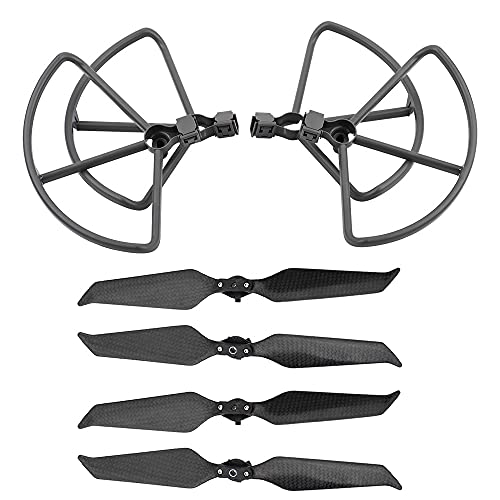 YJDTYM 4 Piezas Protector de la hélice 8743F Accesorios de Fibra de Carbono/Ajuste for Mavic 2 Pro Zoom Drone Blow Blode Protector Protector Piezas de Repuesto