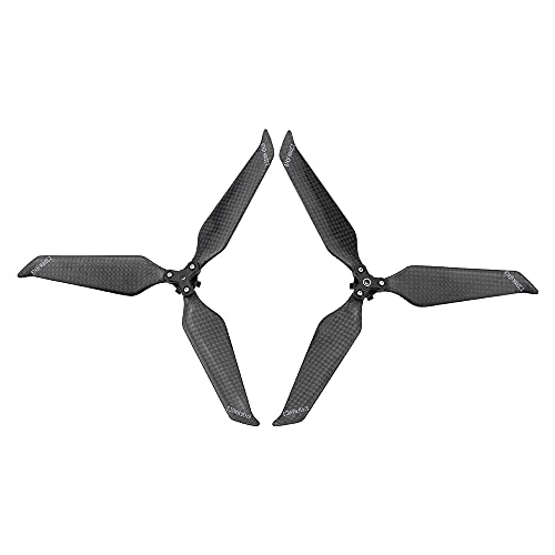 YJDTYM 4pcs 8743f Propulsor de Fibra de Carbono/Ajuste for Mavic 2 Pro Zoom Drone 3 Blade 8743 Blade Plegable Props Sustitución Piezas de Repuesto (Color : 2 Pair)