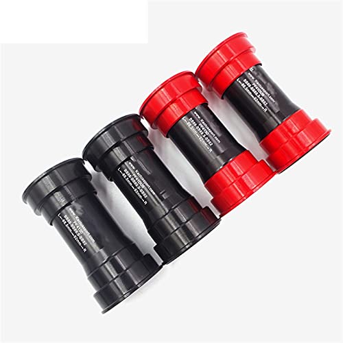 YOBAIH Eje De Pedalier Bicicleta Bottom Soporte de cerámica Cerámica Cerrance Adaptador Camino MTB Press Fit Mountain Bike Parts (Color : PF4130 Red)