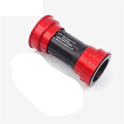 YOBAIH Eje De Pedalier Bicicleta Bottom Soporte de cerámica Cerámica Cerrance Adaptador Camino MTB Press Fit Mountain Bike Parts (Color : PF4130 Red)