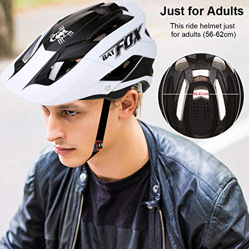 Yourenyuan El más Nuevo Casco de Bicicleta BATFOX Ultraligero para Bicicleta de Carretera, Casco de Bicicleta de montaña en Molde, Cascos de Ciclismo de Carreras, Casco Duro